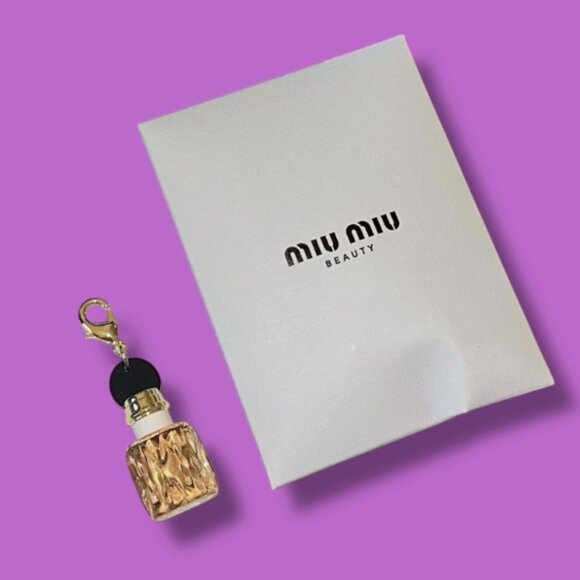 MIU MIU Beauty MIUTINE Perfume 3-Piece Set (Mini + Charm + Compact Mirror) NWT - Picture 15 of 16
